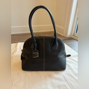 Dooney & Burke Black Leather Handbag